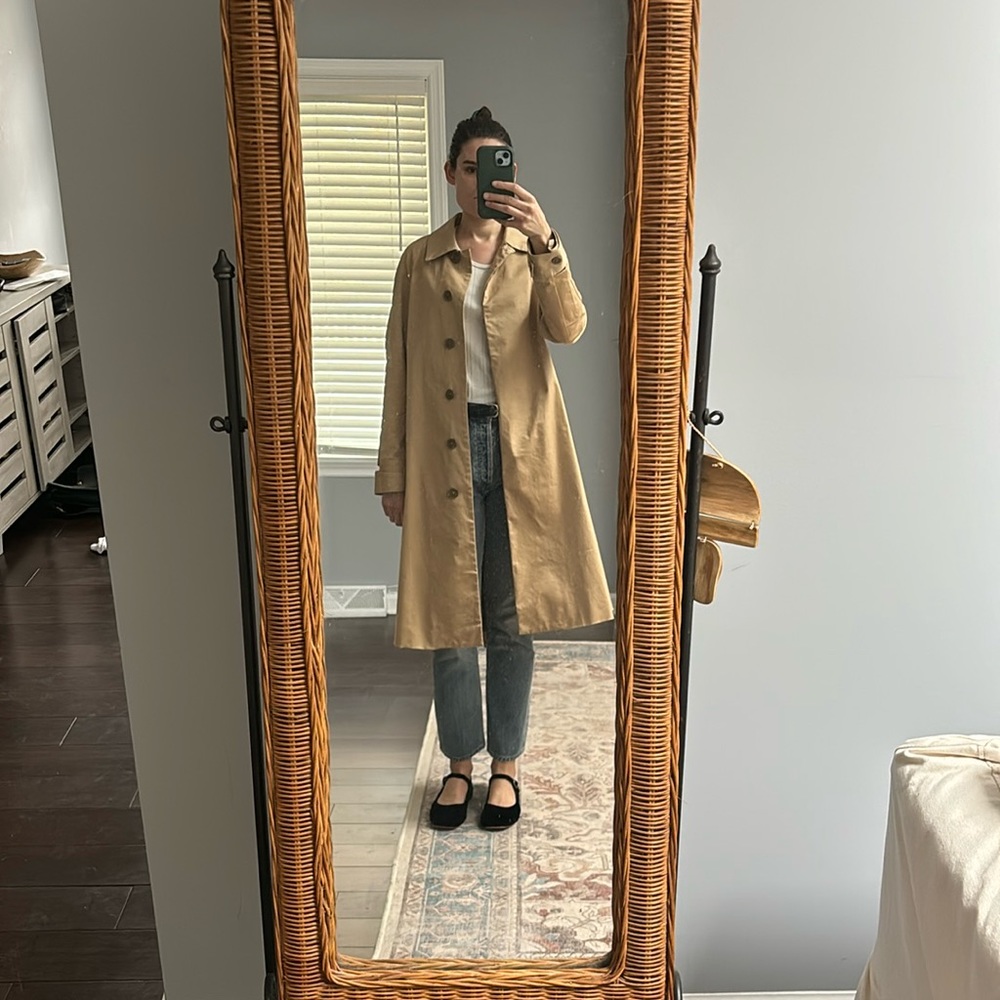 Skye Coraline Trench Coat in beige, size small - Picture 12 of 16